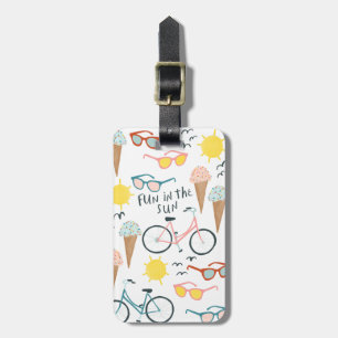Fun in the Sun Vacation Luggage Tag