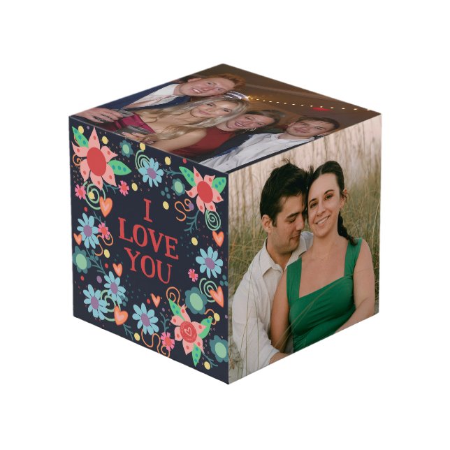 Fun Inspirivity Custom Photo Cube (Front Angled)
