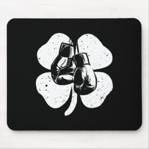 Fun Irish Boxing Shamrocks Costume St Patrick's Da Mouse Pad