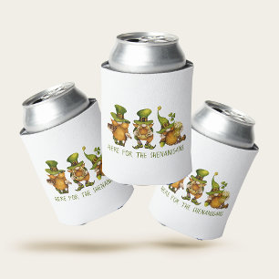Fun Irish Gnomes Shenanigans St Patrick's Day Can Cooler