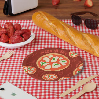 Fun Italian night Paper Plate