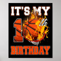 Fun It's My 10th Birthday 10 Years Old Basketball 