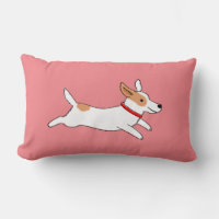 Fun Jack Russell Terrier Cartoon Dog Running