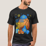 Fun Jewish Bysketbyll Byll Menorah Happy Hanukkah  T-Shirt<br><div class="desc">Fun Jewish Bysketbyll Byll Menorah Happy Hanukkah Chanukah 1</div>