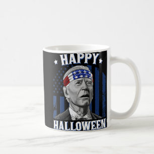 Fun Joe Biden Happy Halloween Confused For 4th Of Coffee Mug