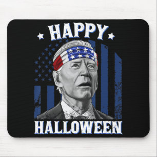 Fun Joe Biden Happy Halloween Confused For 4th Of  Mouse Pad