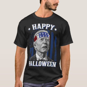 Fun Joe Biden Happy Halloween Confused For 4th Of T-Shirt