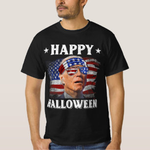 Fun Joe Biden Happy Halloween Confused th of July T-Shirt