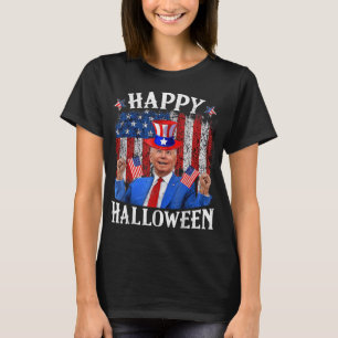 Fun Joe Biden Happy Halloween For Fourth Of July M T-Shirt