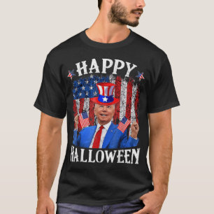 Fun Joe Biden Happy Halloween For Fourth Of July M T-Shirt