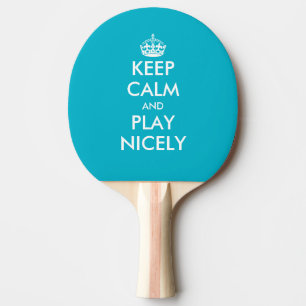 Fun Keep calm table tennis ping pong paddle