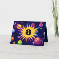 Fun Kids Add Name Planet Solar System 8th Birthday