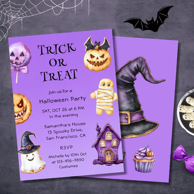 Fun Kids Halloween Party Invitation (Creator Uploaded)