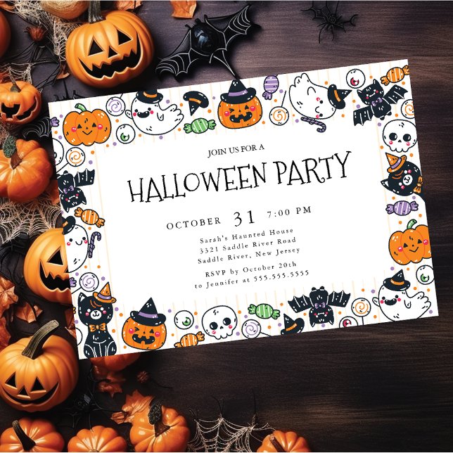 Fun Kids Halloween Party Invitation (Creator Uploaded)