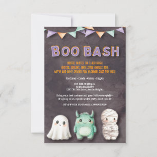Fun Kids Halloween Party Invitation