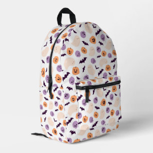 Fun Kids Halloween Pattern Printed Backpack