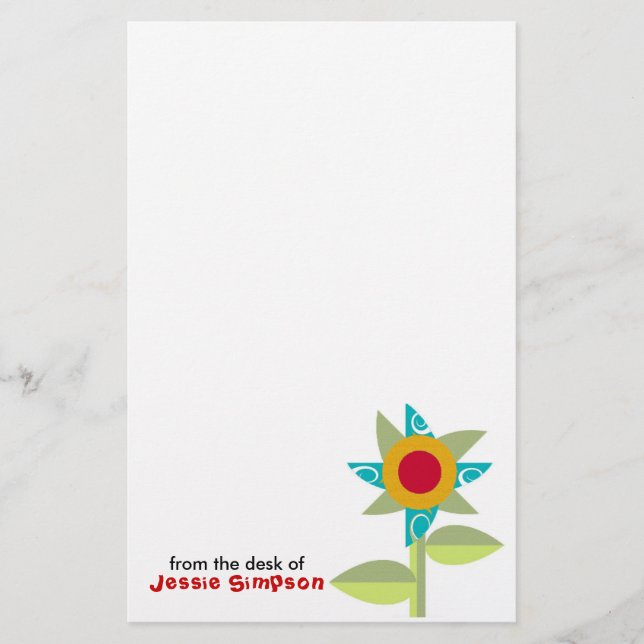 Fun Kids' Personalised Stationery (Front)