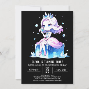 Fun Kids Princess Birthday Invitation