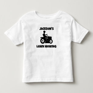 Fun Kids Riding Lawn Mower Tees and Bodysuits