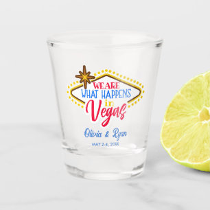 Fun Las Vegas Wedding Favours Shot Glasses