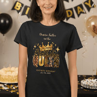 Fun Leopard Birthday Queen Sixty Birthday
