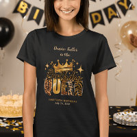 Fun Leopard Birthday Queen Thirty Birthday