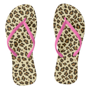 Fun Leopard Print Jandals