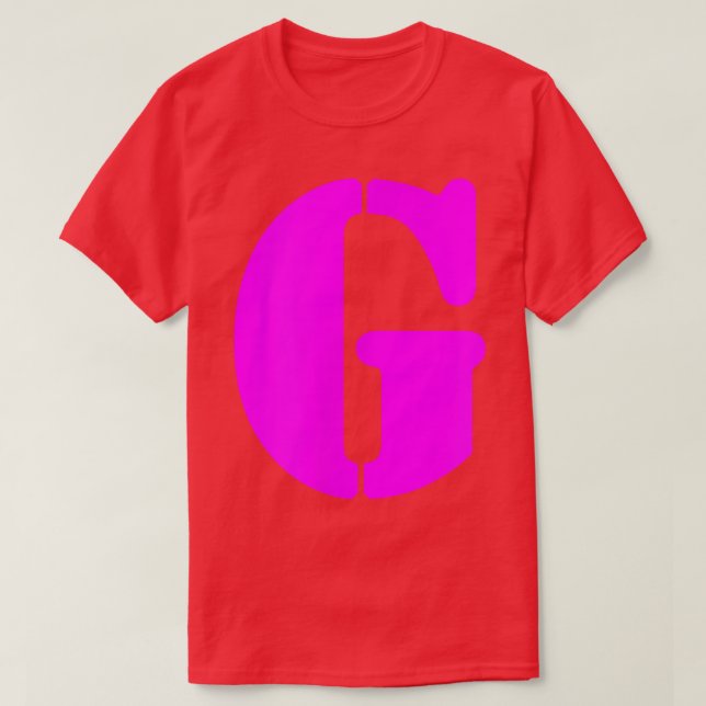 Fun Letter G Alphabet Teacher kindergarten T-Shirt (Design Front)