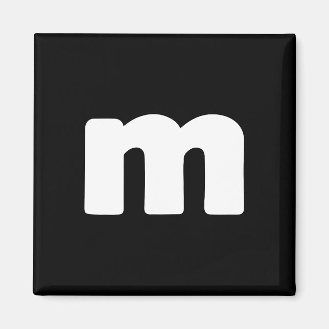 Fun Letter M Groups Halloween Team Groups Costume  Magnet (Front)