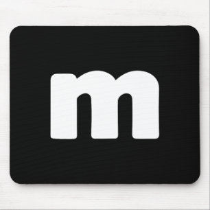 Fun Letter M Groups Halloween Team Groups Costume  Mouse Pad