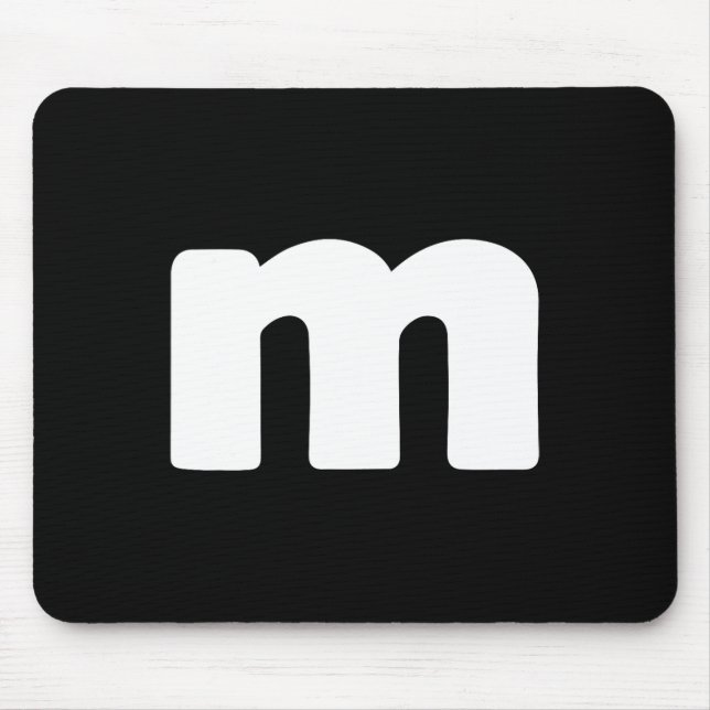 Fun Letter M Groups Halloween Team Groups Costume  Mouse Pad (Front)