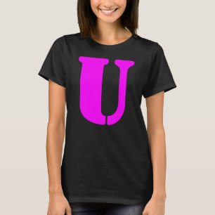 Fun Letter U Alphabet Teacher Kindergarten T-Shirt