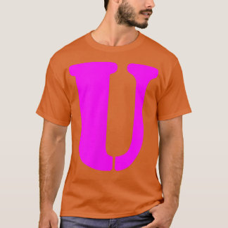 Fun Letter U Alphabet Teacher Kindergarten T-Shirt