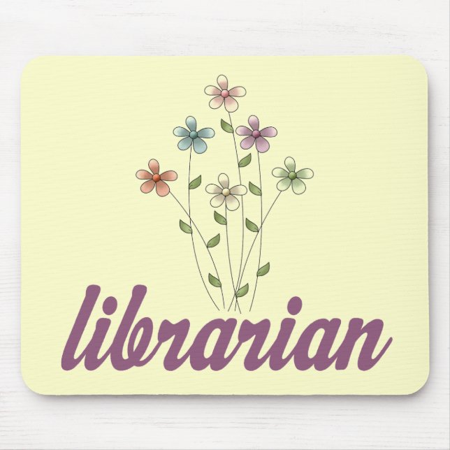 Fun Librarian Mouse Pad (Front)