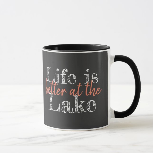 fun LIFE IS BETTER AT THE LAKE | Mug (Right)
