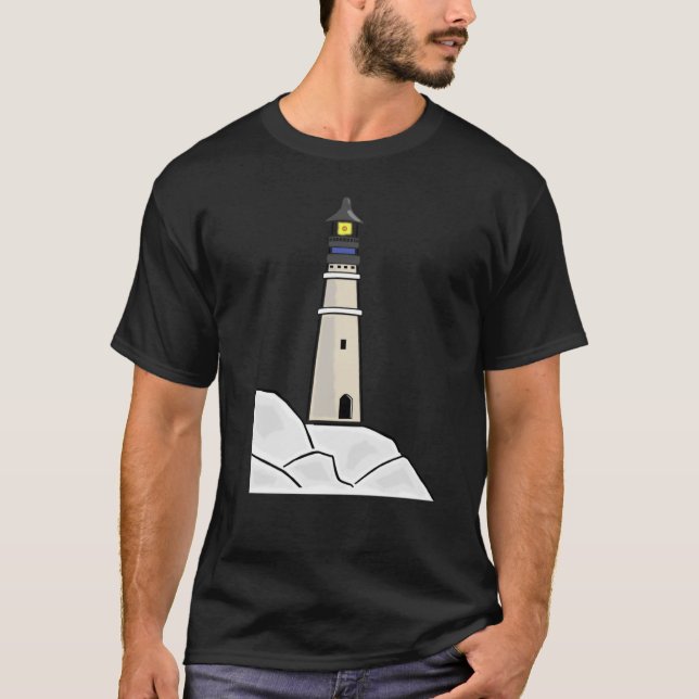 FUN LIGHTHOUSE LIGHTHOUSE BUILDING THE LIGHT OCEAN T-Shirt (Front)