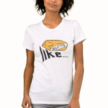FUN 'LIKE BUTTA' T-SHIRT YELLOW AND WHITE