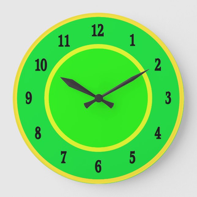 Fun Lime and Lemon  Wall Clock (Front)