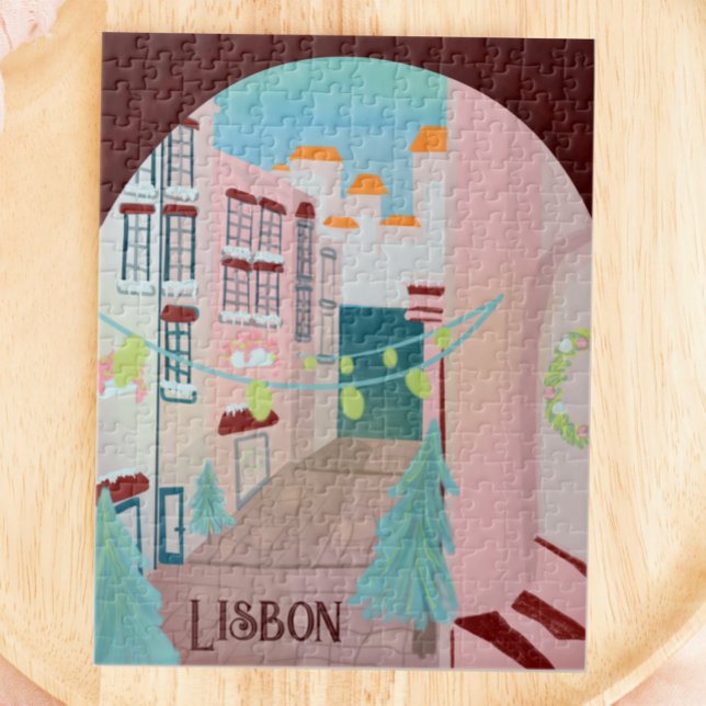 Fun Lisbon Portuguese Winter Jigsaw Puzzle (Creator Uploaded)