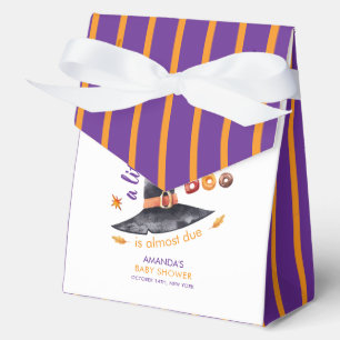 Fun Little Boo Witch Hat Fall Baby Shower Favour Box