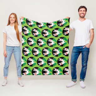 Fun Llama Alpaca Accessories Fleece Blanket