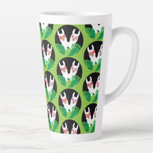 Fun Llama Alpaca Accessories Latte Mug