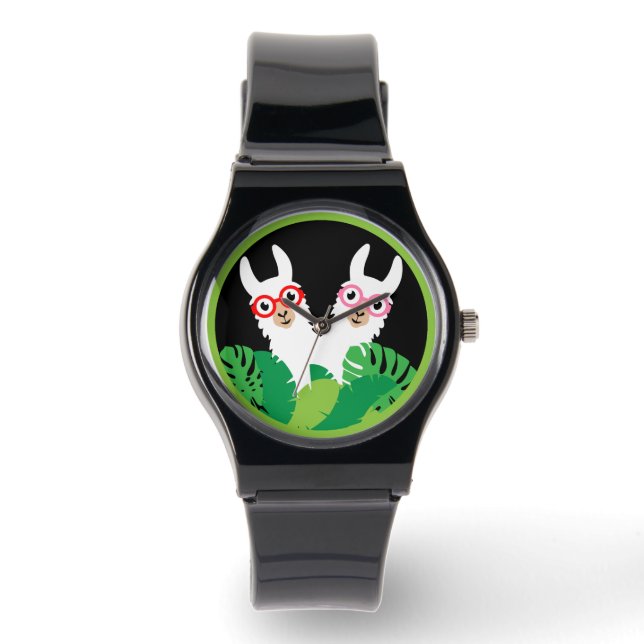Fun Llama Alpaca Accessories Watch (Front)