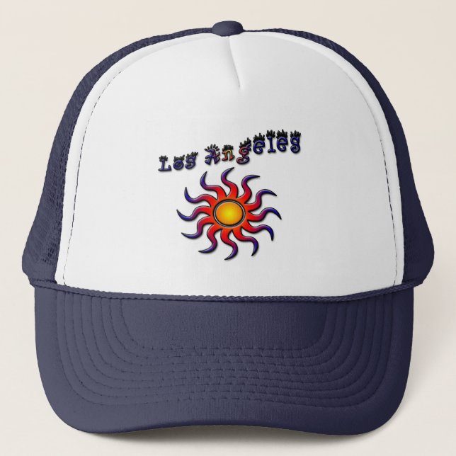 Fun Los Angeles Hat! Trucker Hat (Front)