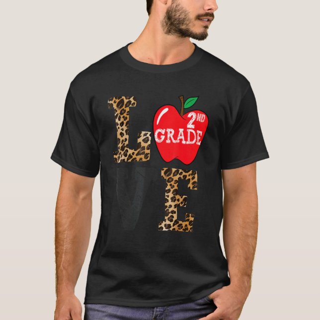 Fun Love Second Grade Squad First Day Of School Ki T-Shirt (Front)