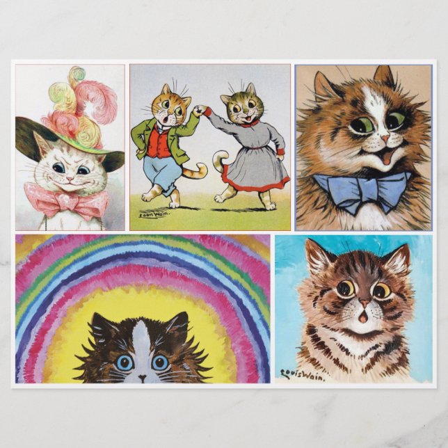 Fun Loving Cats by Louis Wain (Front)