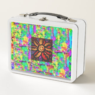 Fun lunch metal lunch box