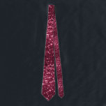 Fun Magenta Pink Faux Glitter Sparkle Print Tie<br><div class="desc">Perfect for your wedding party,  anniversary,  valentine's day,  or any special event that you need some style or whimsy for your outfit. This faux glitter print in hot pink is easy to wash,  affordable,  and all the style with none of the scratchiness.</div>