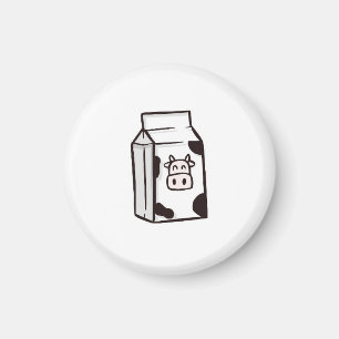 Fun magnet, cow carton, milk carton  magnet