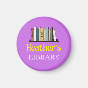 FUN! Magnet - Library - Personalised - Add Name
